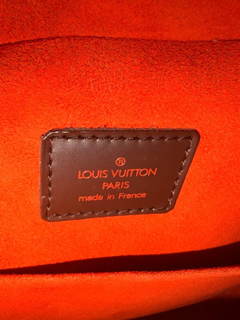 Authentic Louis Vuitton Damier Saria Handbag, LV dust bag & box - Picture 9 of 11